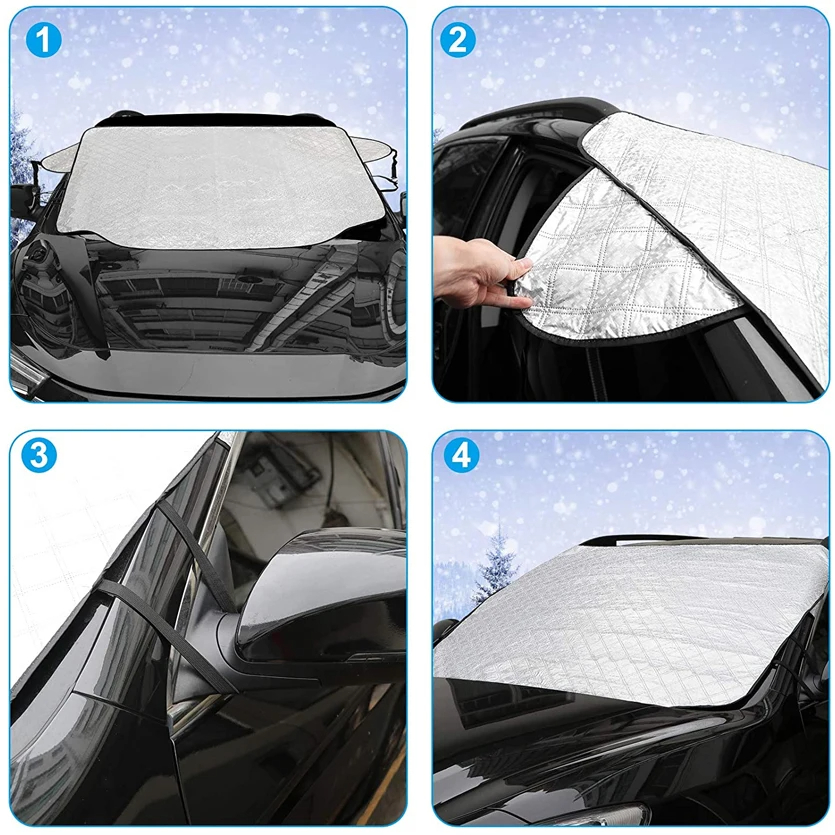 Car Accessories For Winter - 150x70cm Car Windshield Snow Ice Protector