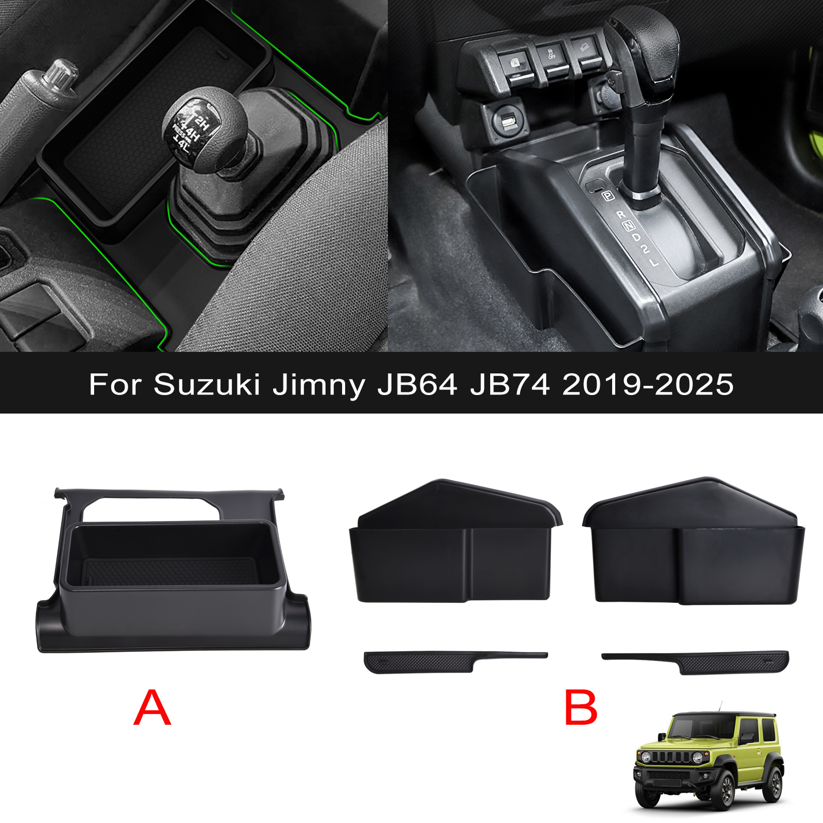 Car Accessories App - Car Gear Shift Side Storage Box