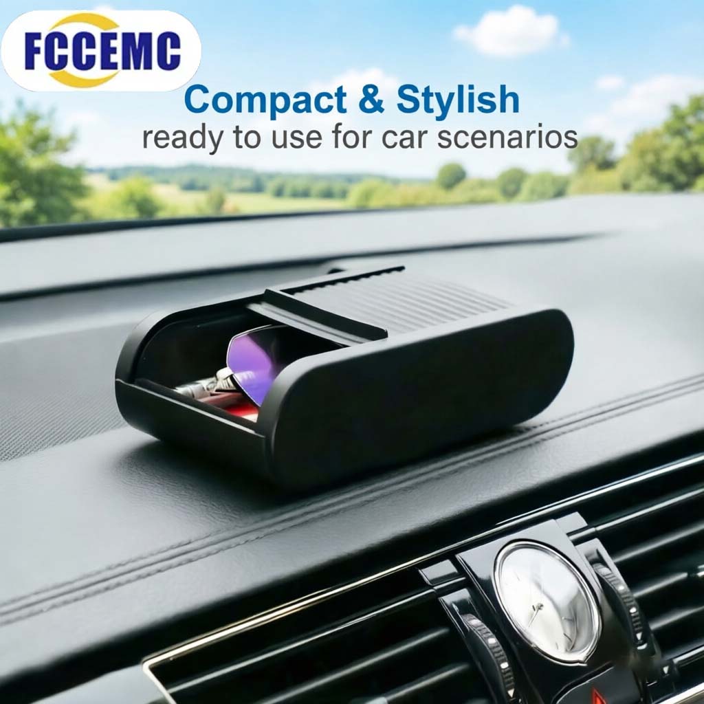 Car Accessories App - Pull-Out Car Dashboard Storage Box Self-Adhesive