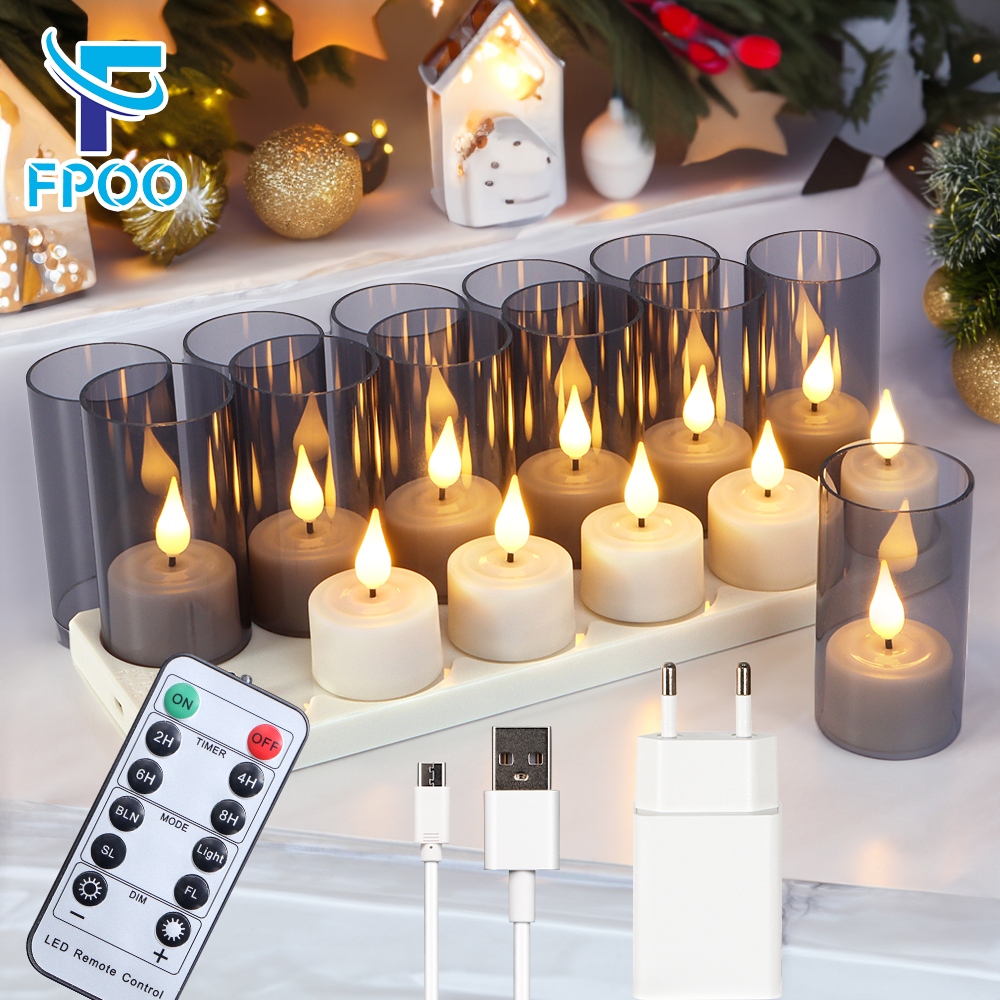 Led Headlight Bulbs - LED Candle Light Rechargeable Flameless Candles