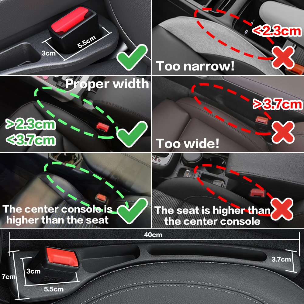 2X Car Seat Gap Filler Between – обзор и цена Car Accessories App
