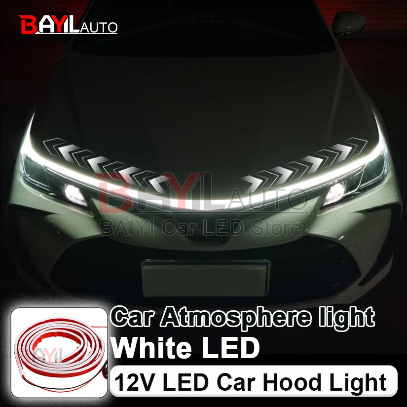 12V White Car Hood Light Strip – обзор и цена Led Headlight Bulbs