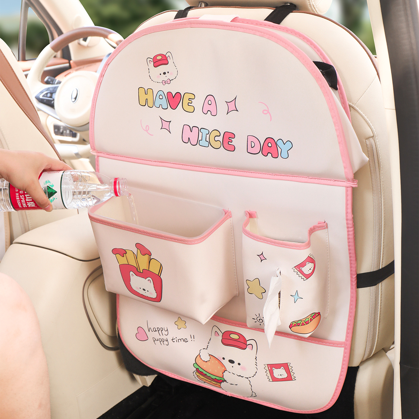 Cute Cartoon Car Seat Back Org – обзор и цена Back Seat Car Table