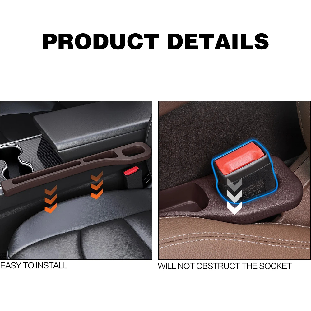 2PCS Car Seat Gap Filler Betwe – обзор и цена Car Accessories App
