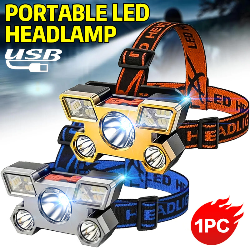 5 LED Flashlight Rechargeable  – обзор и цена Led Headlight Bulbs