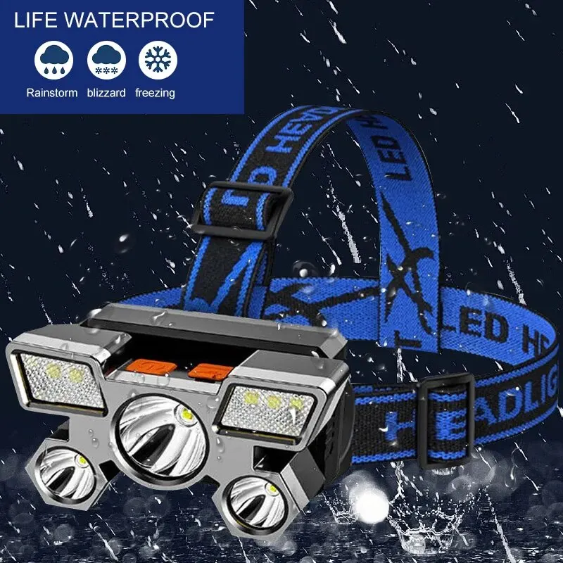 5 LED Flashlight Rechargeable  – обзор и цена Led Headlight Bulbs